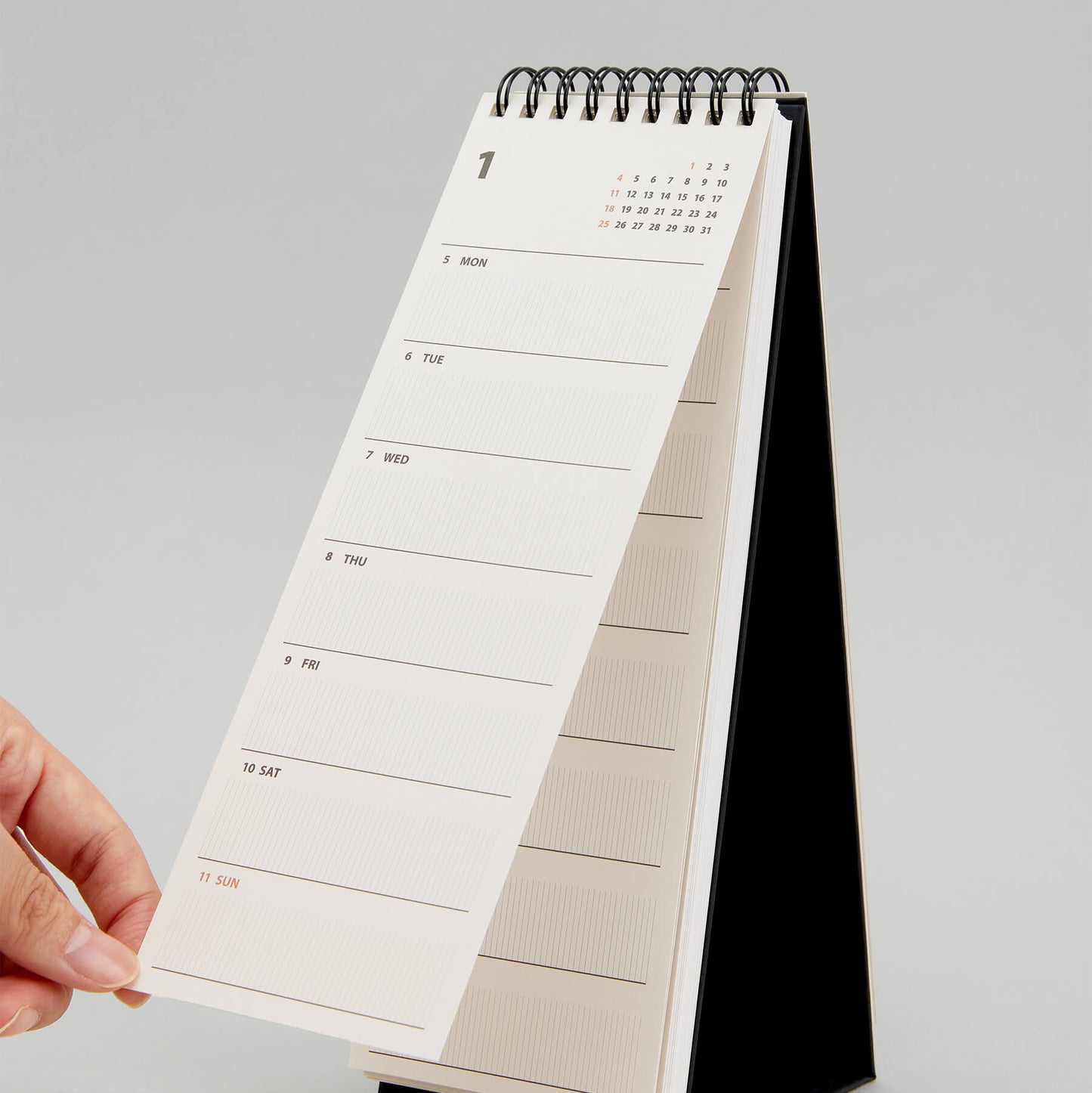 2026 Memo Weekly Desk Calendar (Vertical)