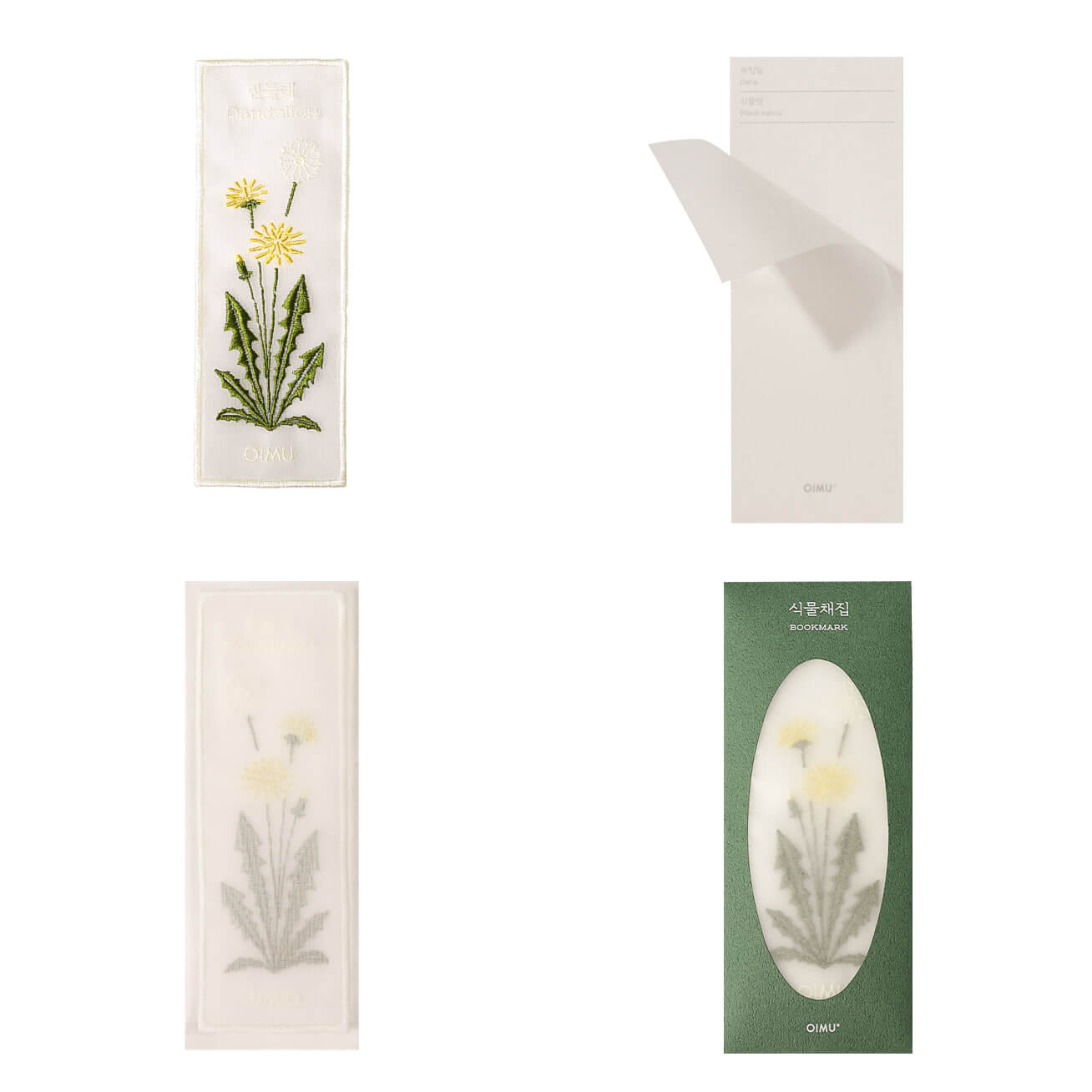 Plant Collecting Bookmark_Dandelion