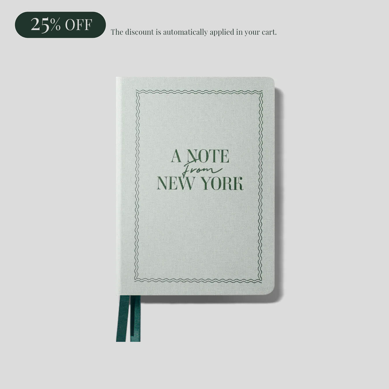 Linen Notebook A5 / A6_Sage Green