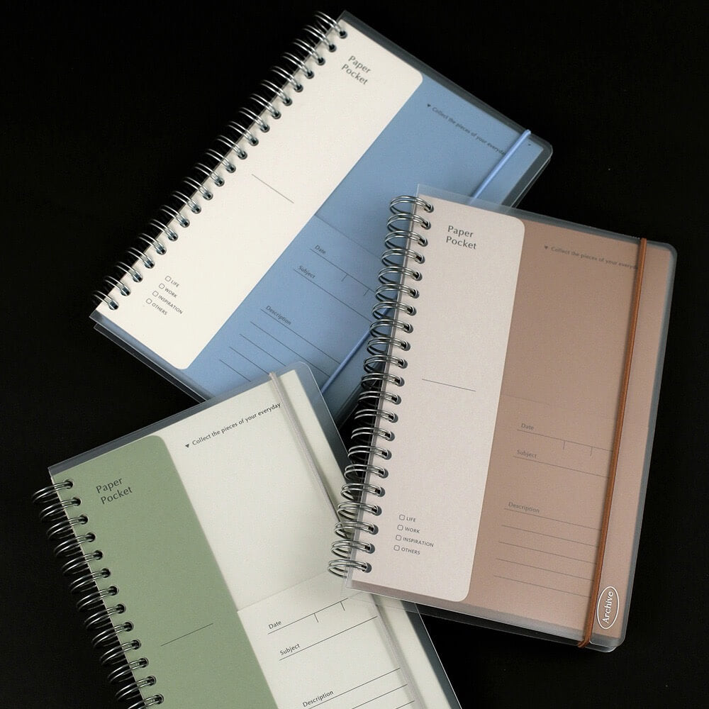 Archive Paper Pocket_Sky Blue