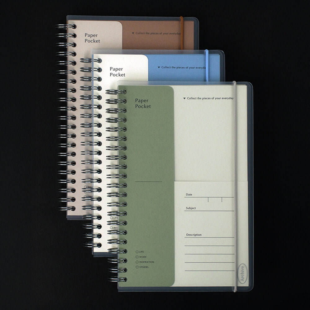 Archive Paper Pocket_Sky Blue