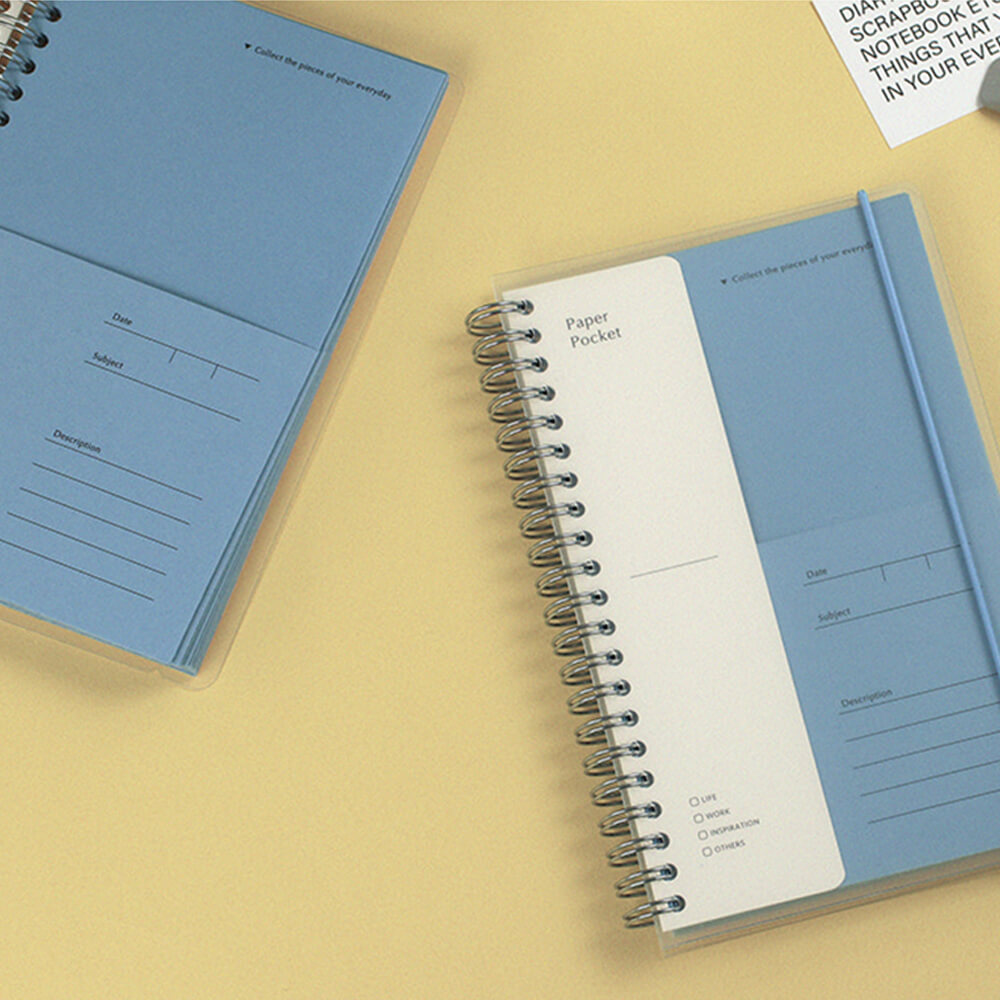 Archive Paper Pocket_Sky Blue