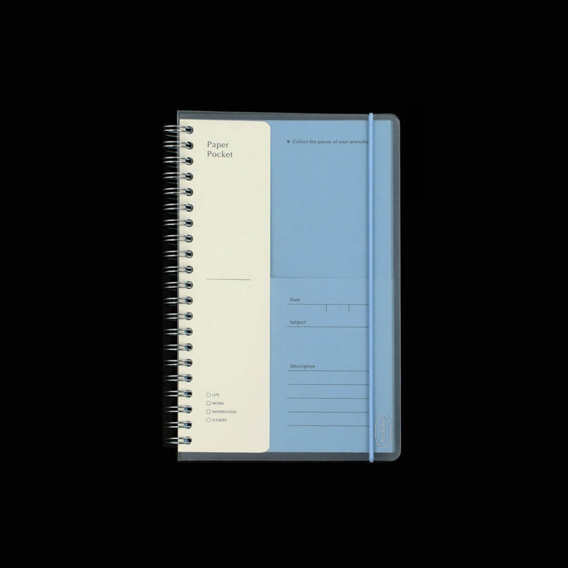 Archive Paper Pocket_Sky Blue