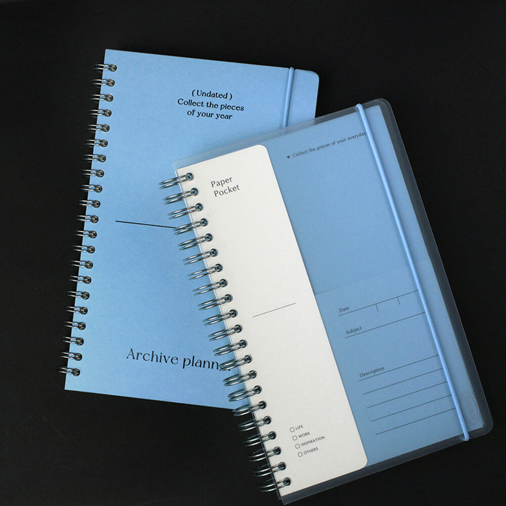 Archive Paper Pocket_Sky Blue