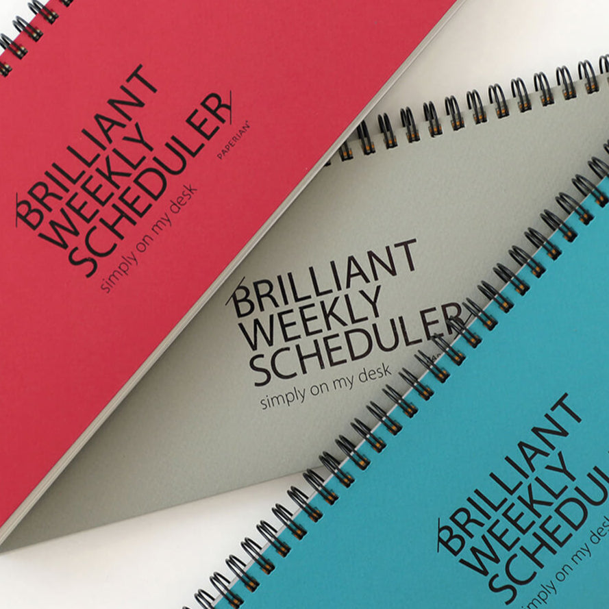 Brilliant Weekly Scheduler_Vintage Red