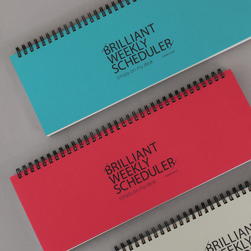 Brilliant Weekly Scheduler_Vintage Red