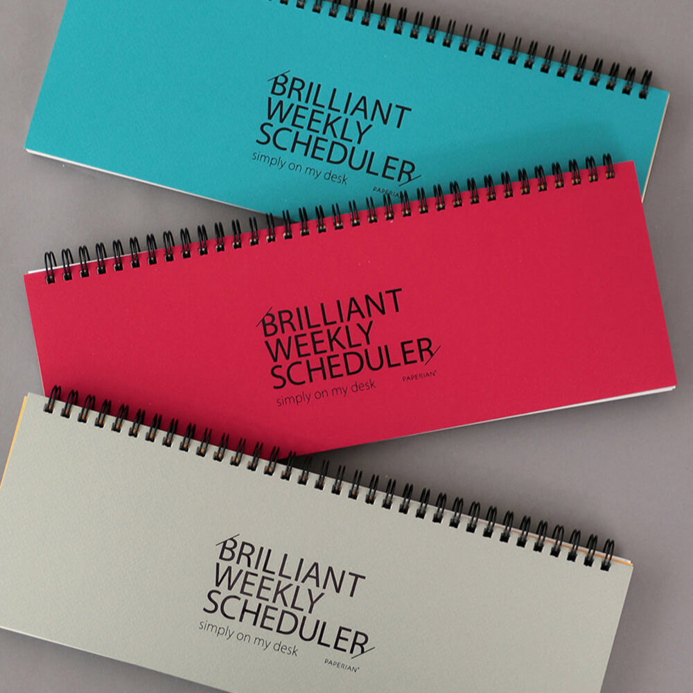 Brilliant Weekly Scheduler_Vintage Red