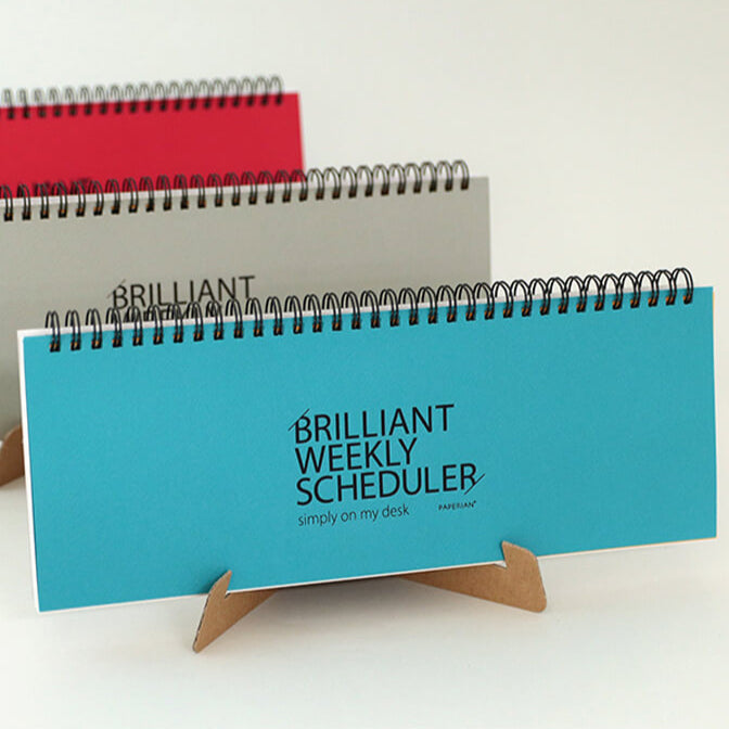 Brilliant Weekly Scheduler_Vintage Red