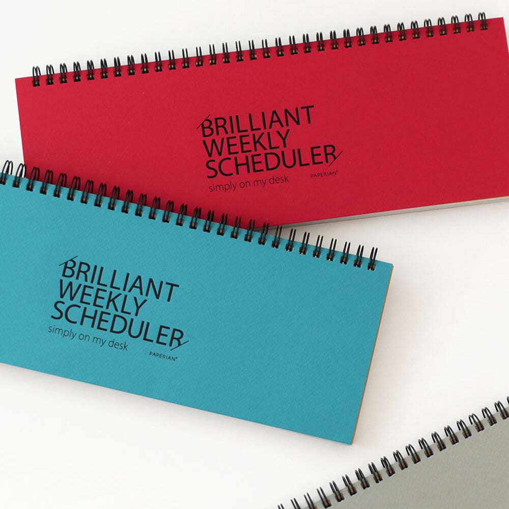 Brilliant Weekly Scheduler_Vintage Red