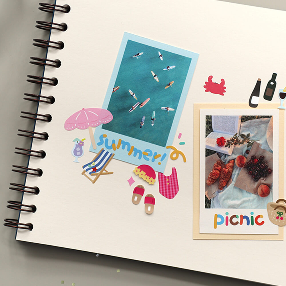 Color Combo Alphabets & Numbers Sticker