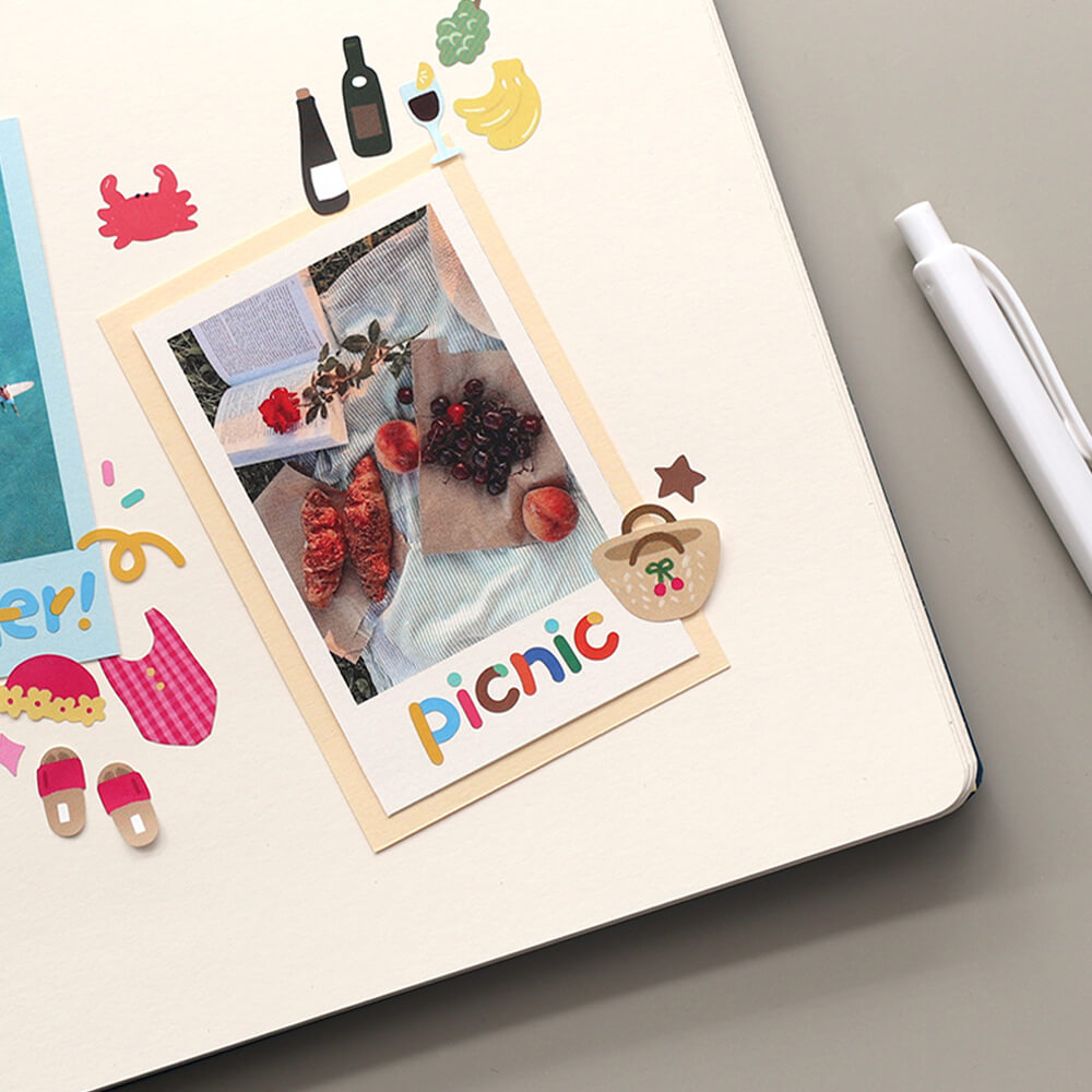Color Combo Alphabets & Numbers Sticker