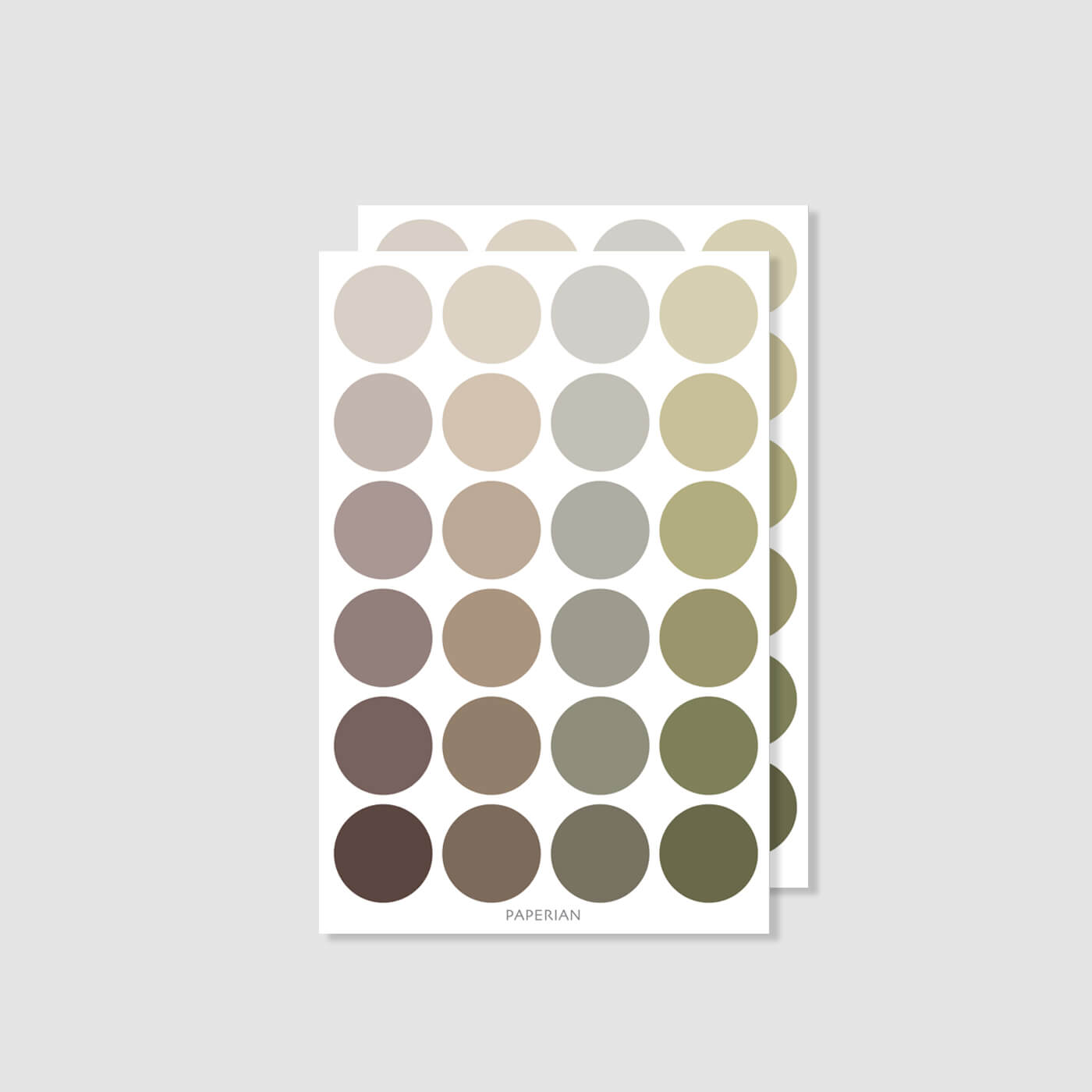 Color Palette Sticker_Round