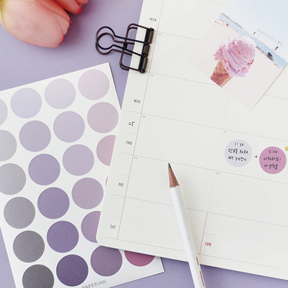 Color Palette Sticker_Round