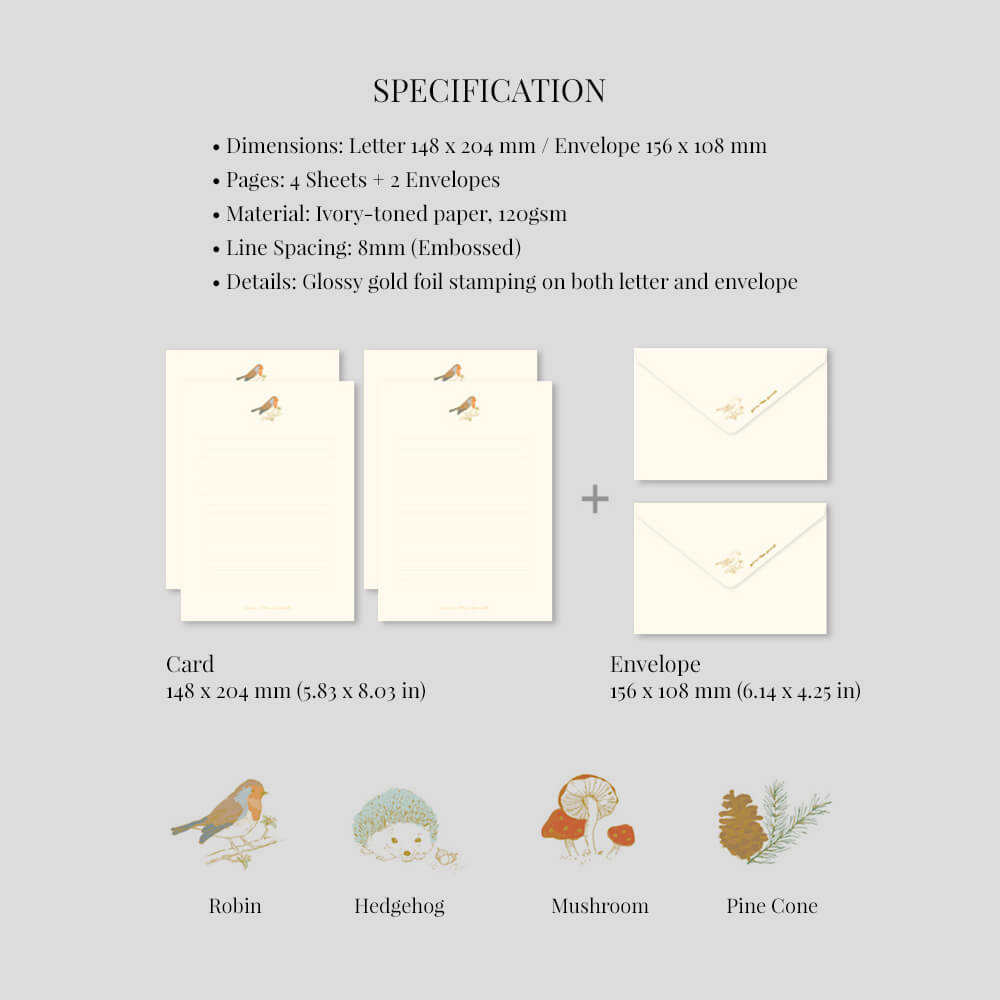 From the forest letter set