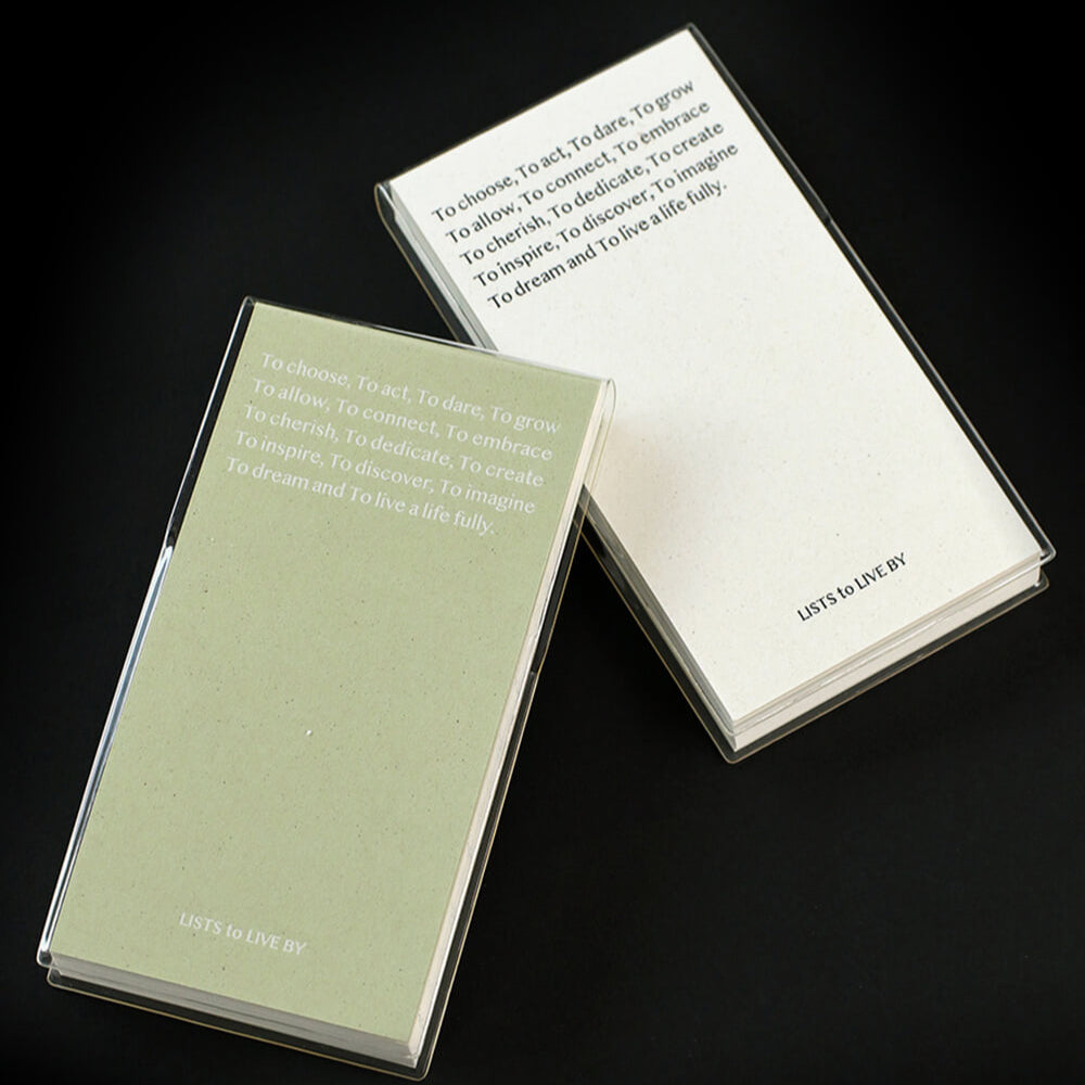 Lists to Live By 3_Row Handy Planner_Butter