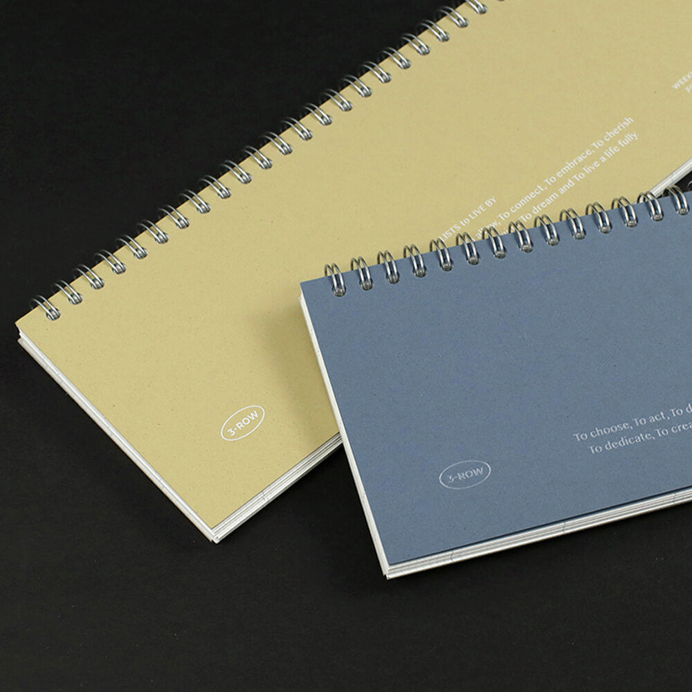 Lists to Live By 3-Row Weekly Scheduler_Pistachio