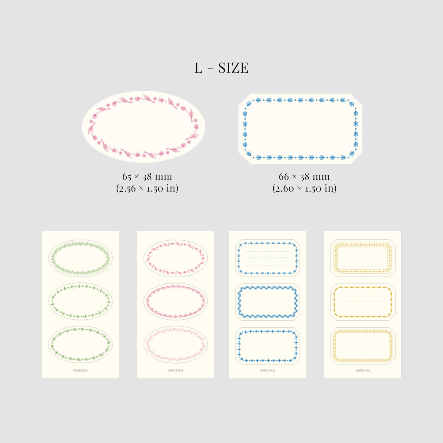L’atelier Label Sticker Square L–4