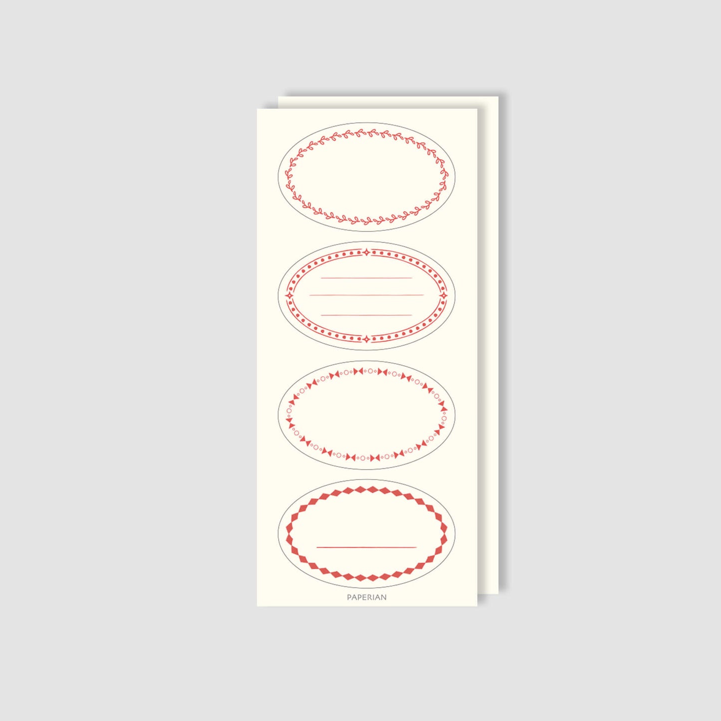 L’atelier Label Sticker Oval M–1
