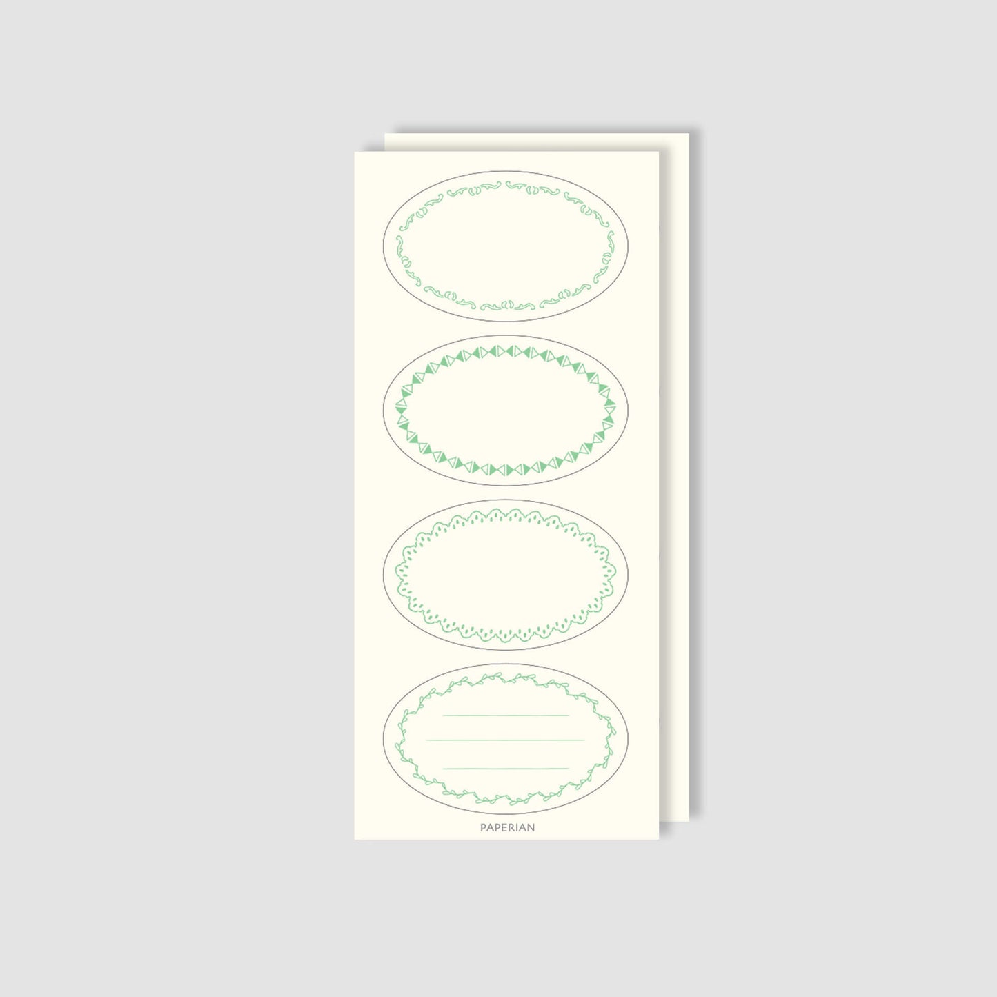 L’atelier Label Sticker Oval M–2
