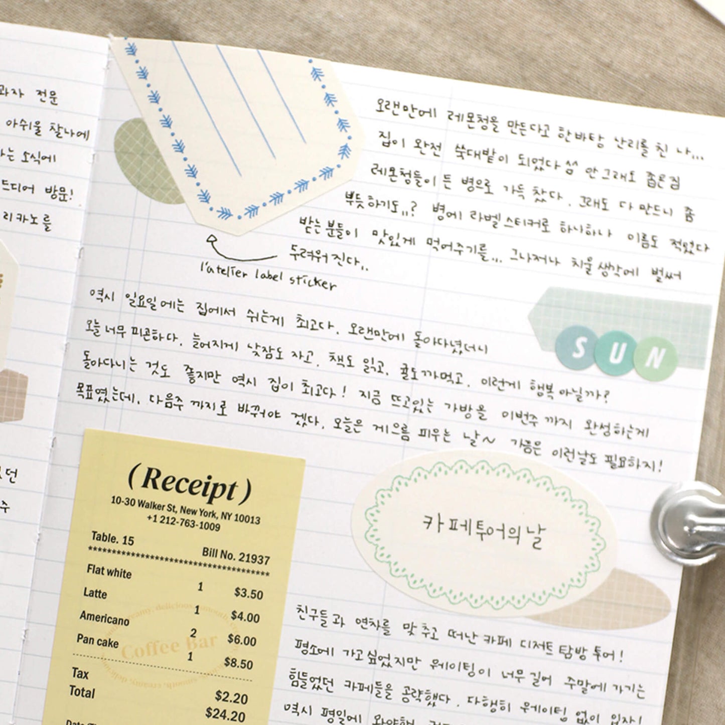 L’atelier Label Sticker Square L–4