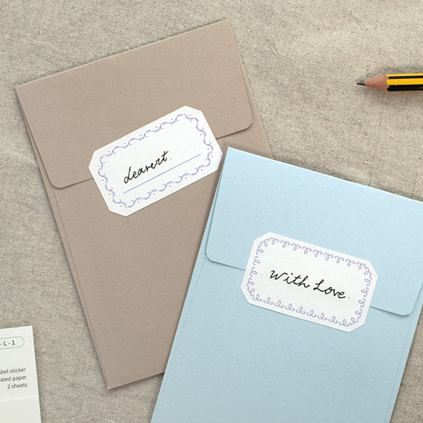 L’atelier Label Sticker Square L–4