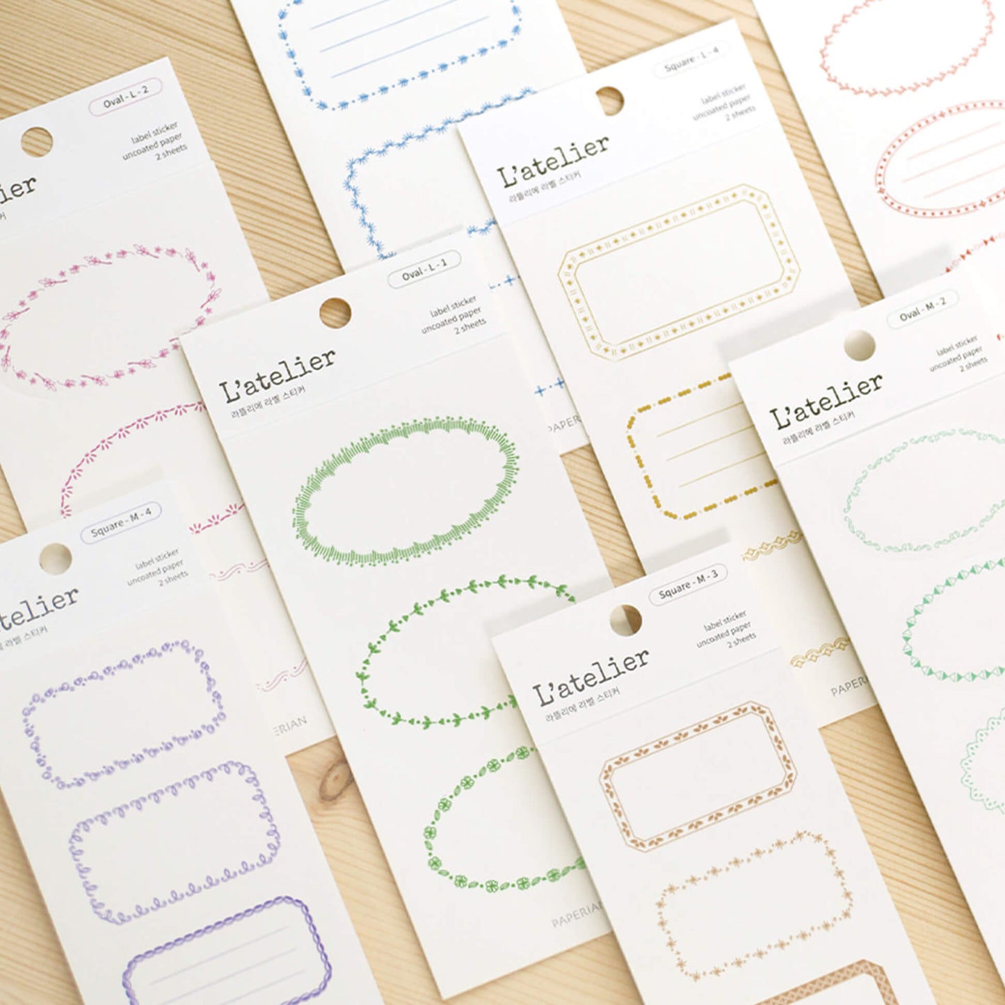 L’atelier Label Sticker Square L–4