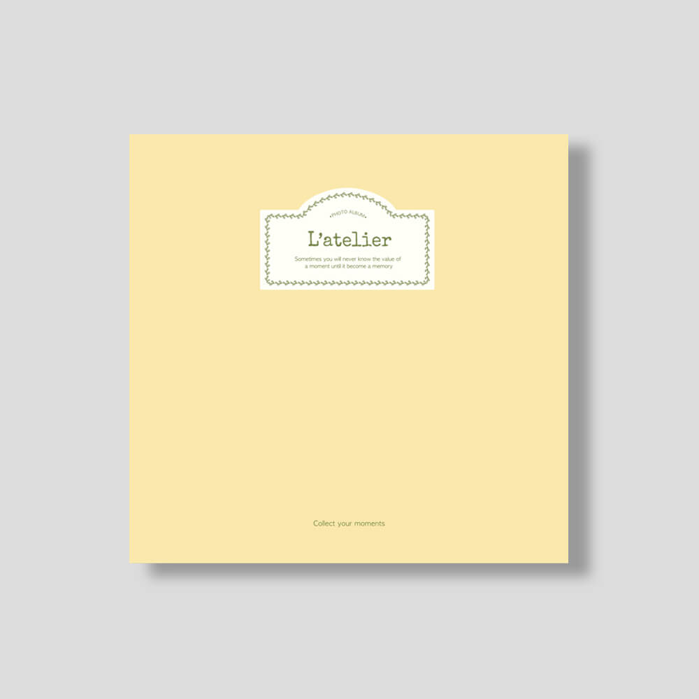 L’atelier Photo Album Photo Album_Butter Yellow