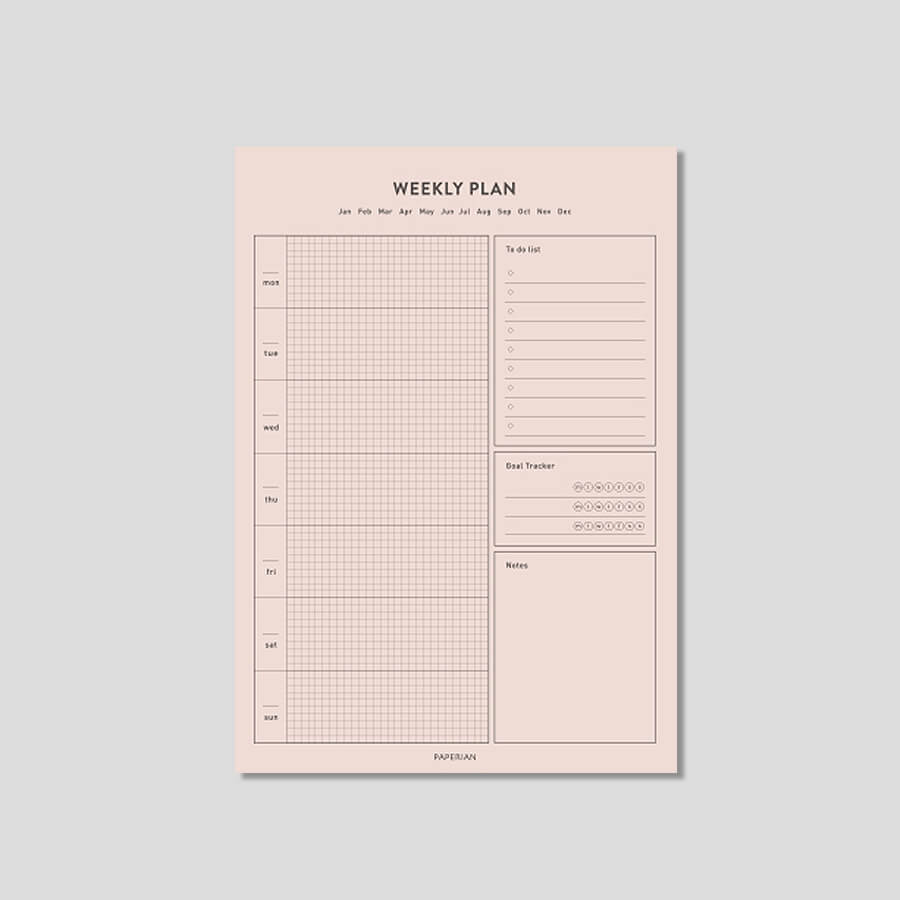 Life pad planner A5
