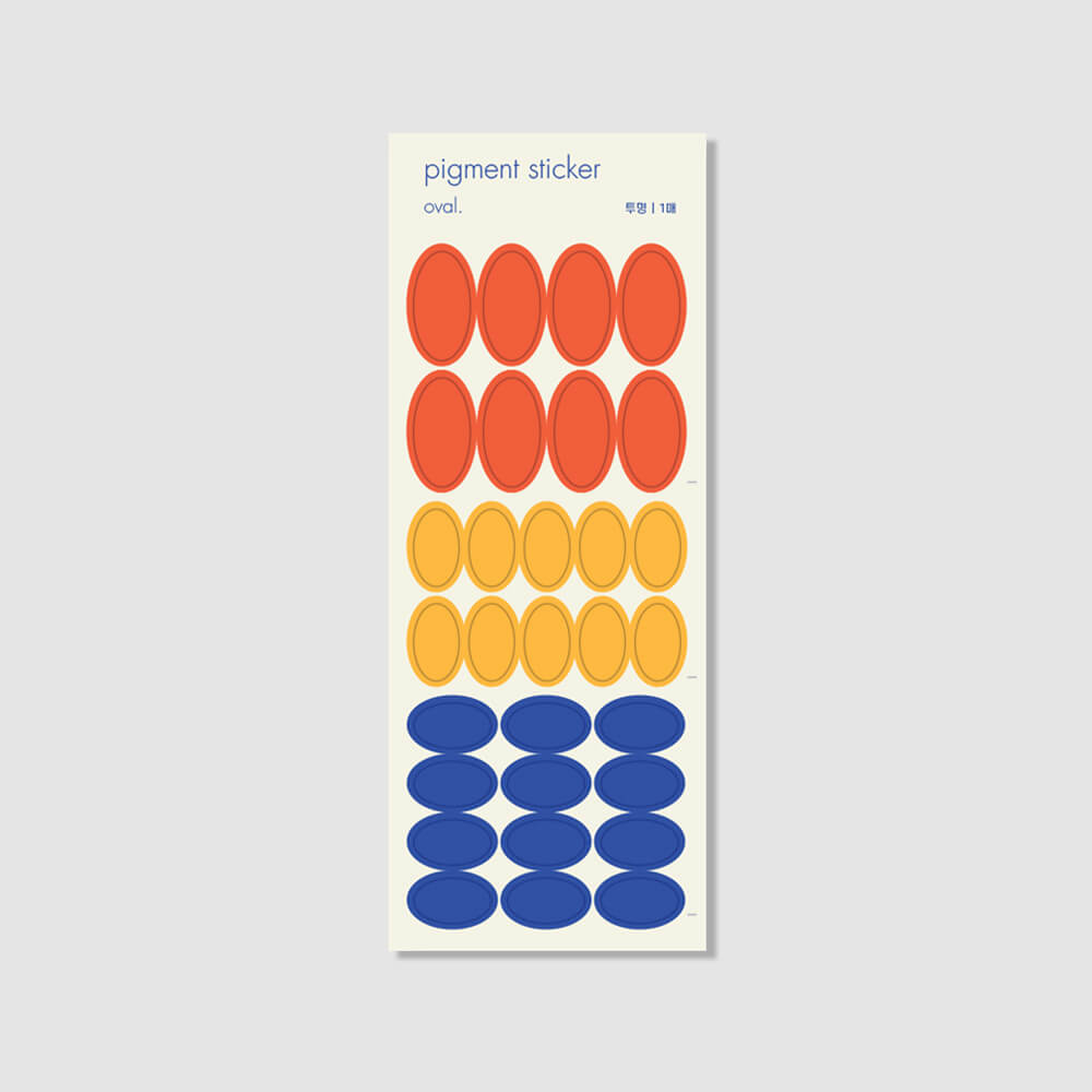 Pigment Sticker-Oval_RYB