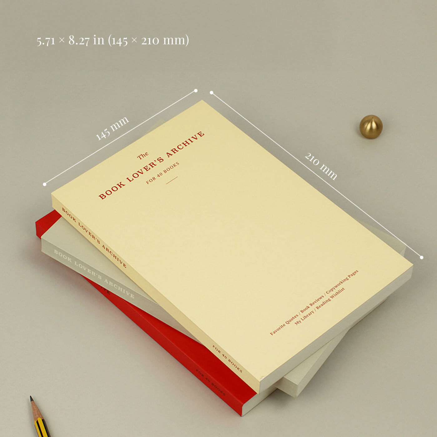 Reading Journal_Vintage Red