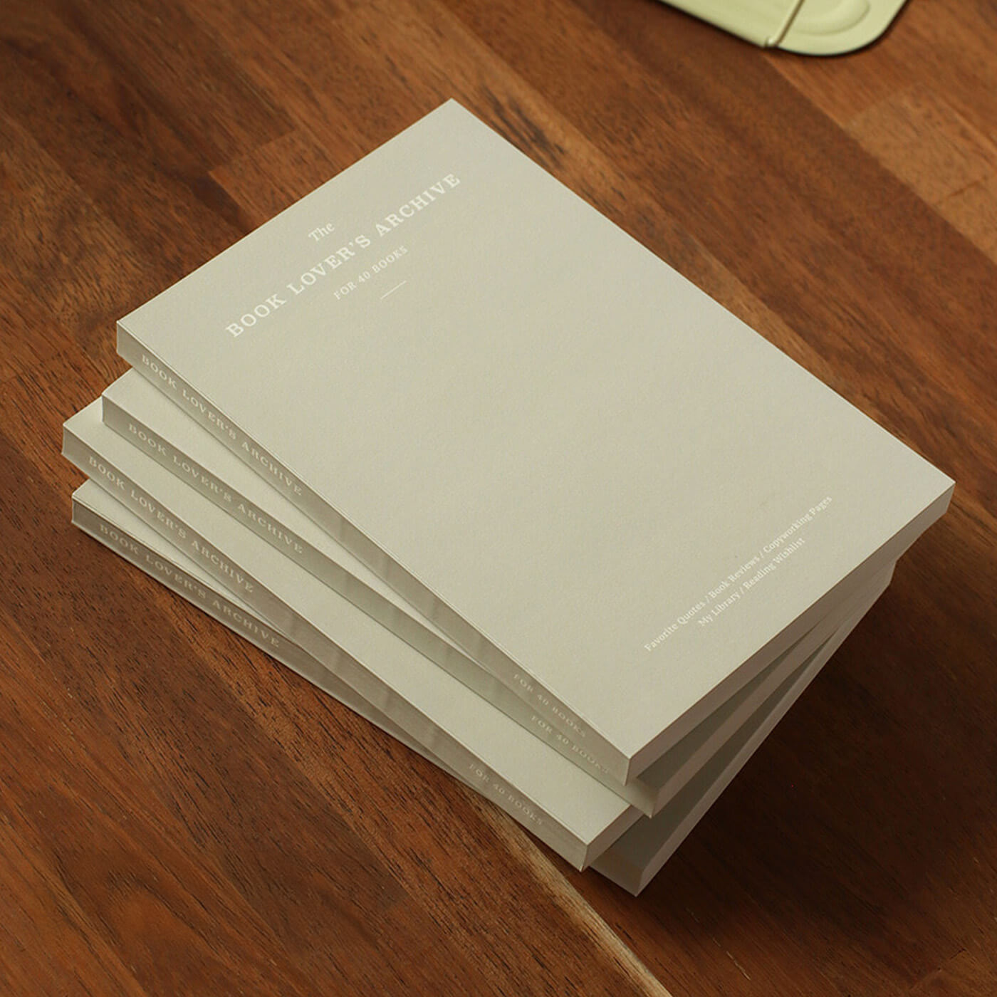 Reading Journal_Beige Gray