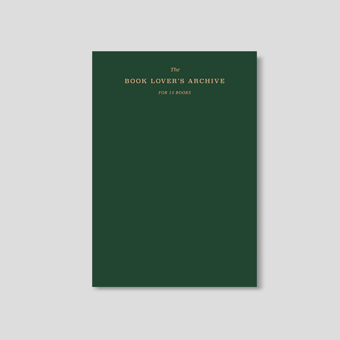Reading Journal Slim_Pine Green