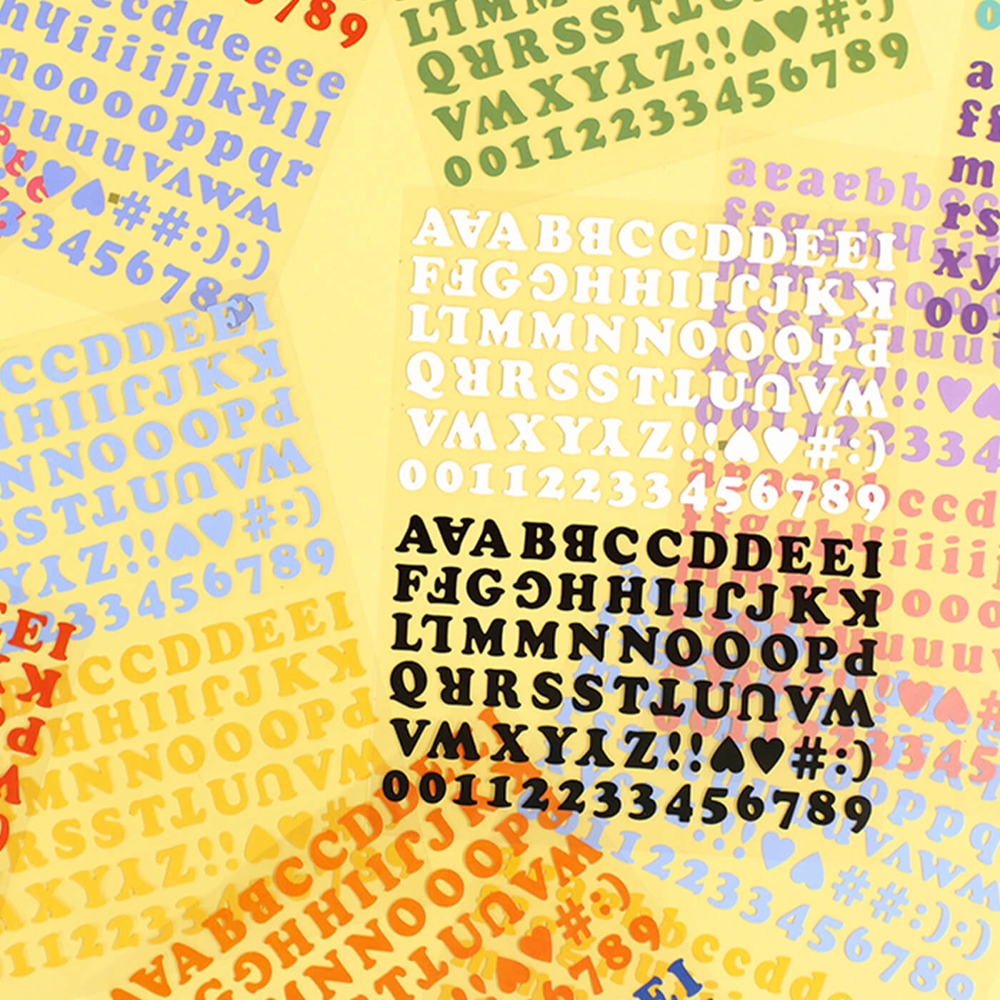 Roly Poly Alphabets & Numbers Sticker