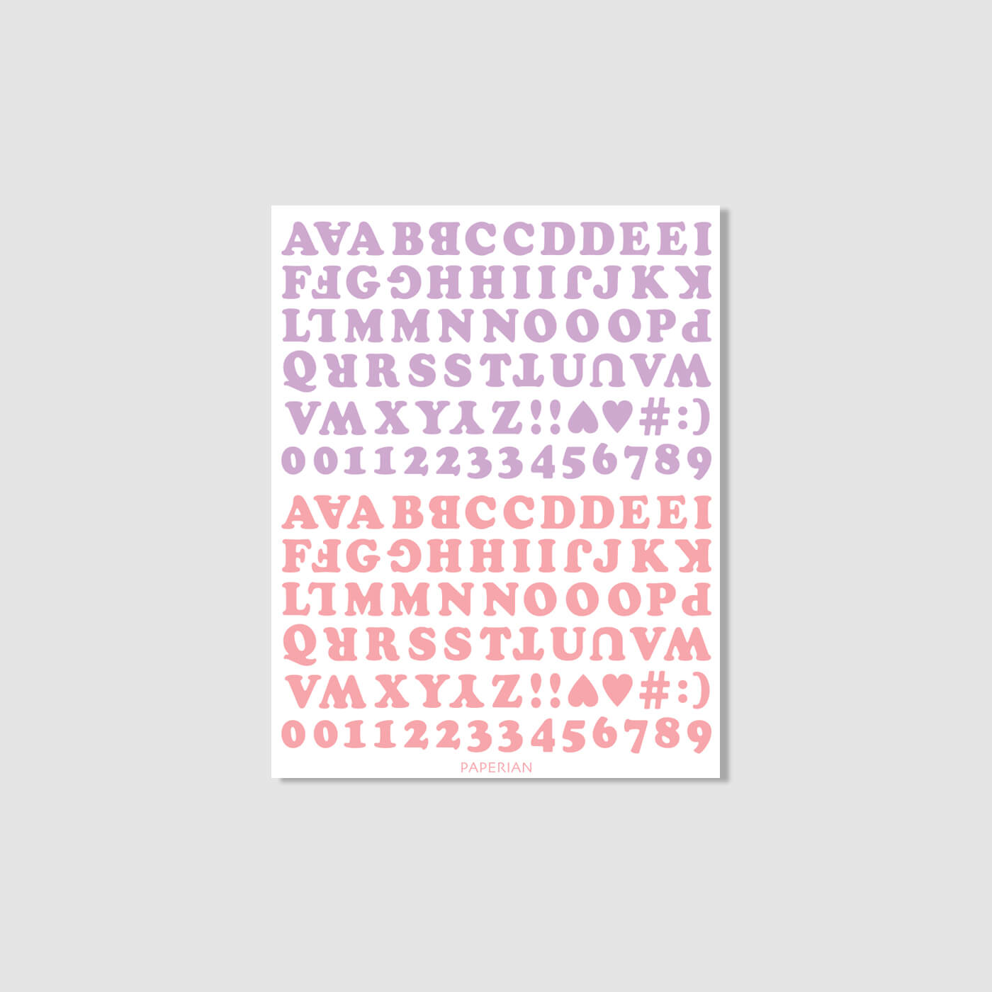 Roly Poly Alphabets & Numbers Sticker