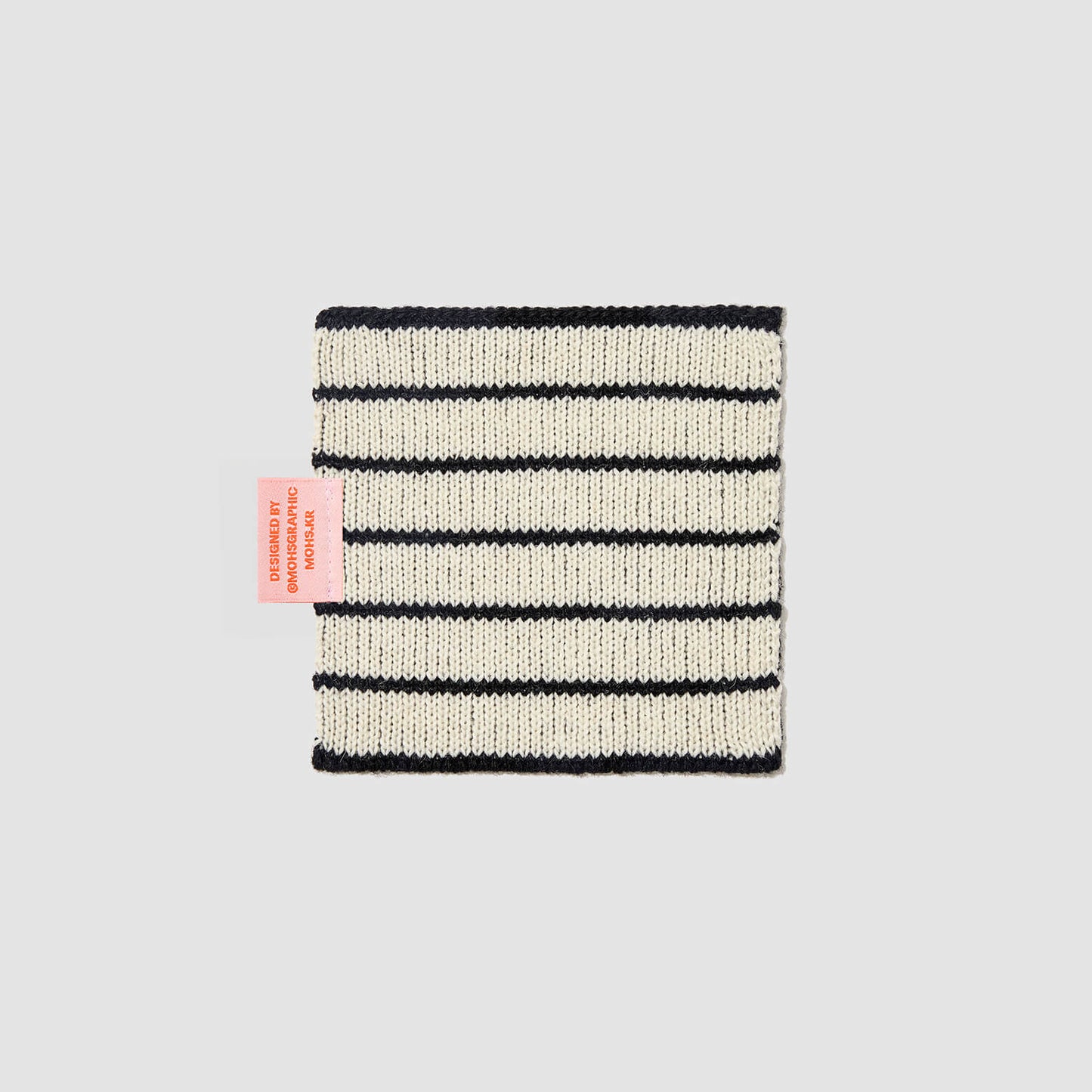 Wool Coaster No.1_Black Ivory