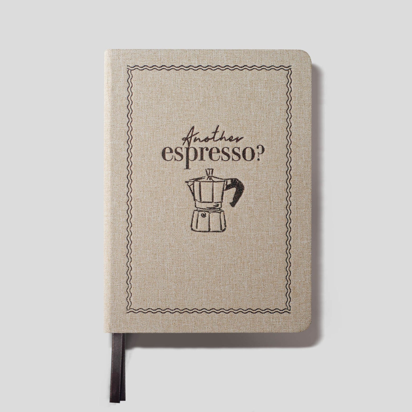 Linen Notebook A5 / A6_Light Coffee