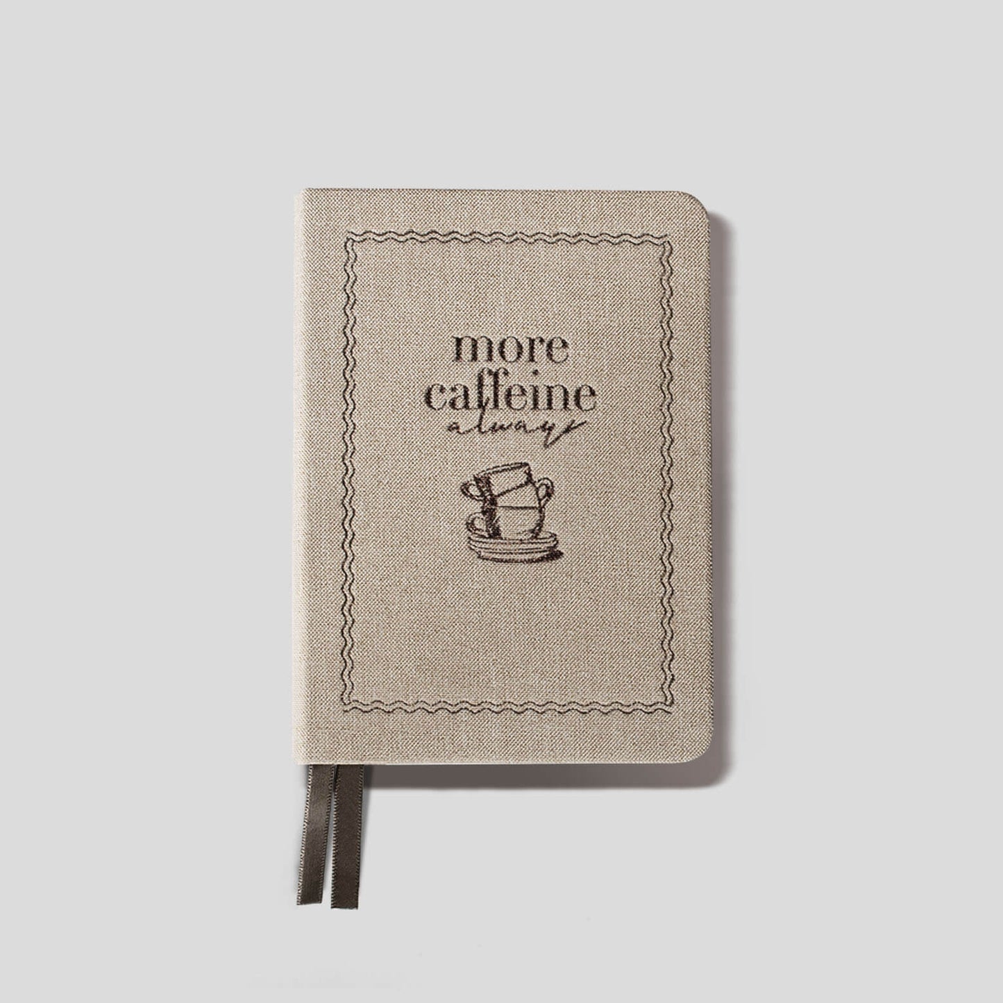 Linen Notebook A5 / A6_Light Coffee