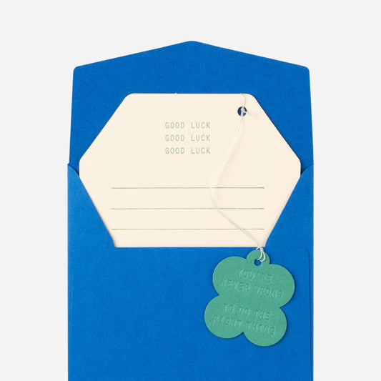 Message Card_GOOD LUCK