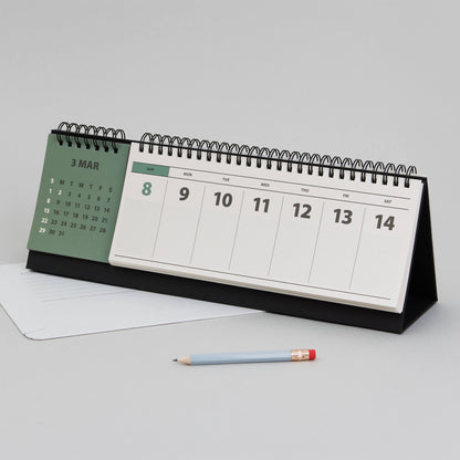 2026 Memo Weekly Desk Calendar (Horizontal)