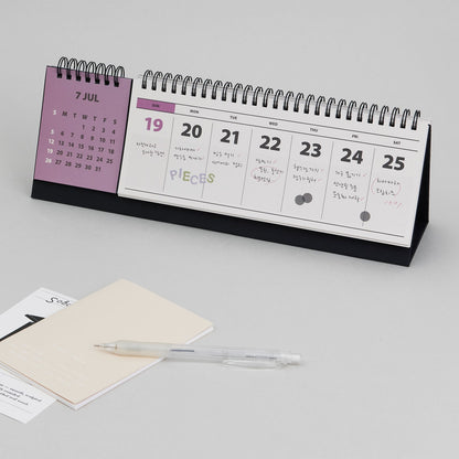 2026 Memo Weekly Desk Calendar (Horizontal)