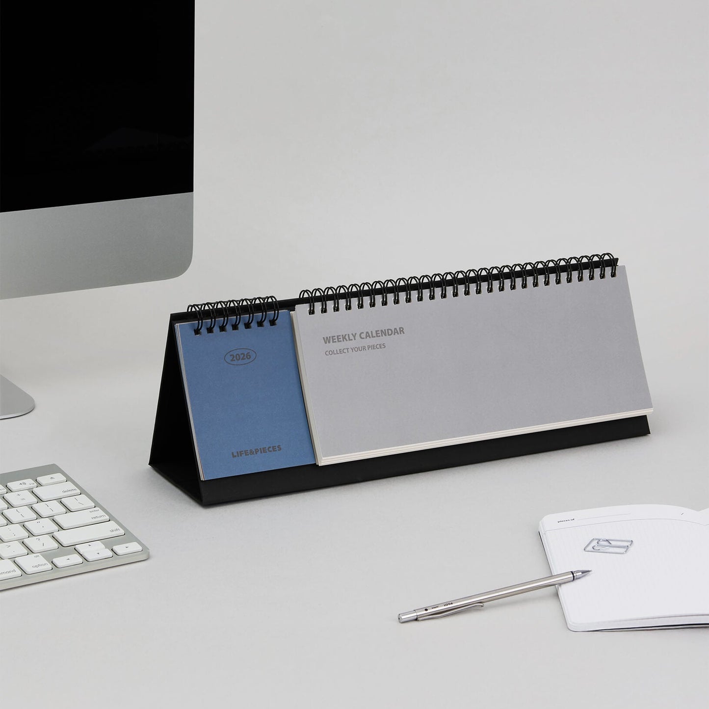 2026 Memo Weekly Desk Calendar (Horizontal)