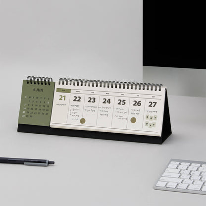 2026 Memo Weekly Desk Calendar (Horizontal)