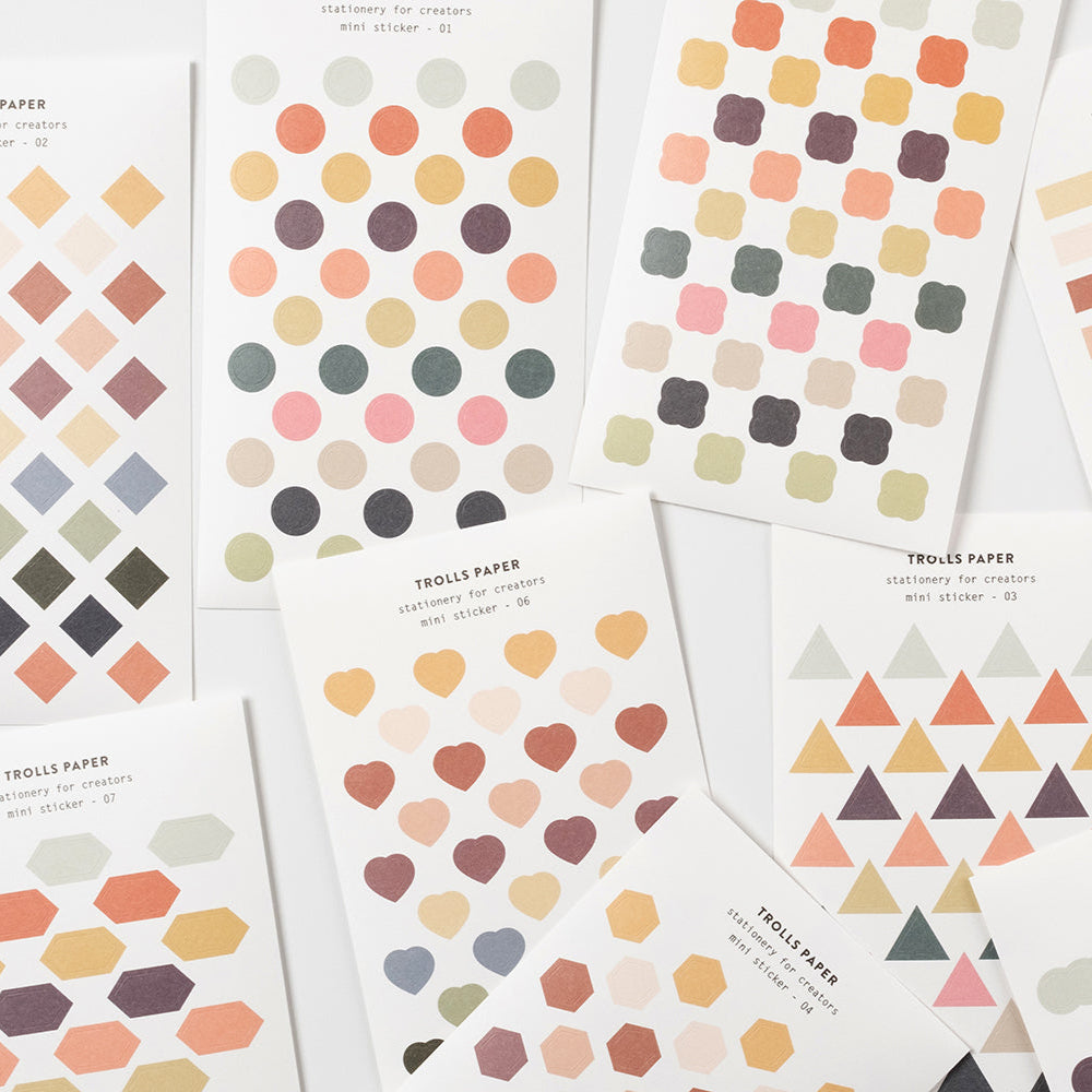 Mini Stickers 10 Types