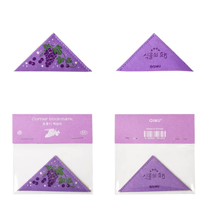 Corner Bookmark_Grape