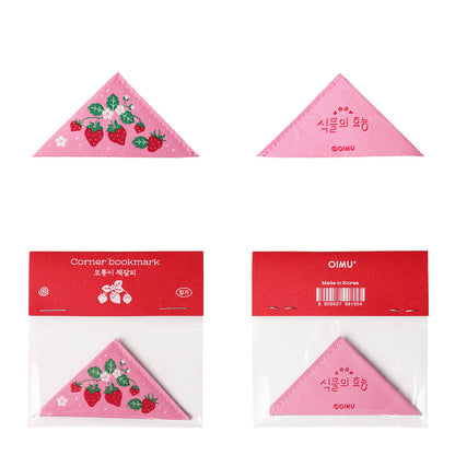 Corner Bookmark_Strawberry