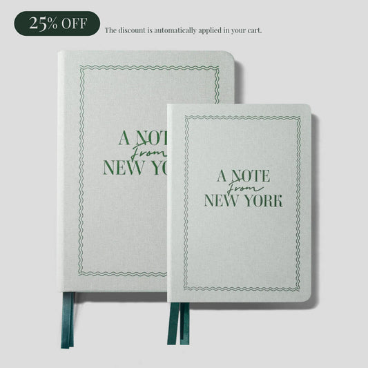 Linen Notebook A5 / A6_Sage Green
