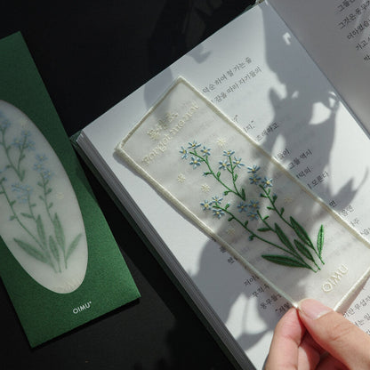 Plant Collecting Bookmark_Forget Me Not