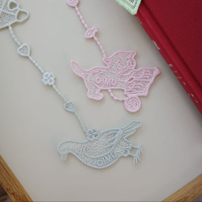 Color Thread Bookmark_Cat