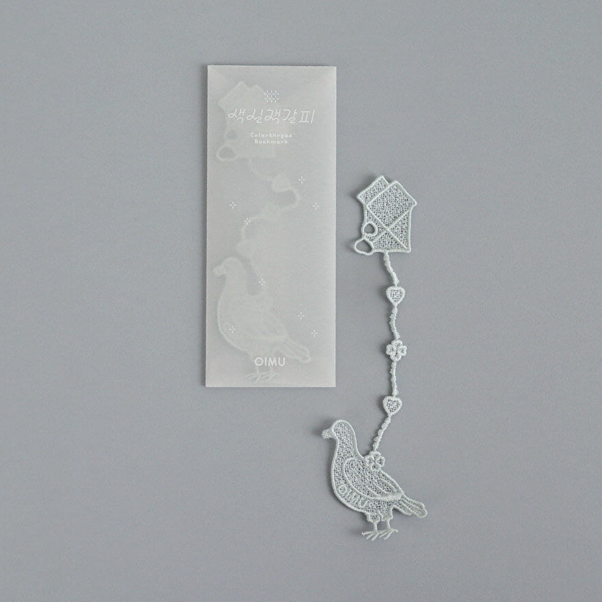 Color Thread Bookmark_Pigeon