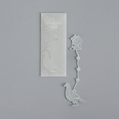 Color Thread Bookmark_Pigeon